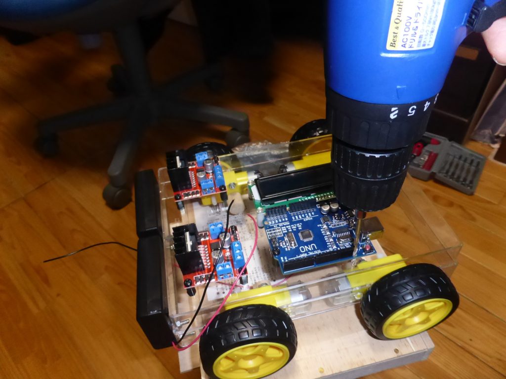 お掃除ロボットを作ってみた（その２）・・・ロボットの組立て | リタイア後の人生は毎日が楽しい！